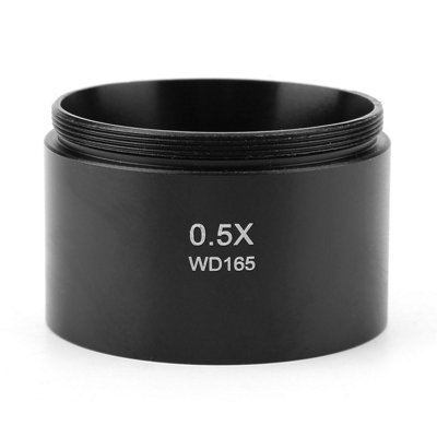 KP-0.5X Stereo Microscope Objective Lens for Industrial Video Microscopes with 48mm Mount