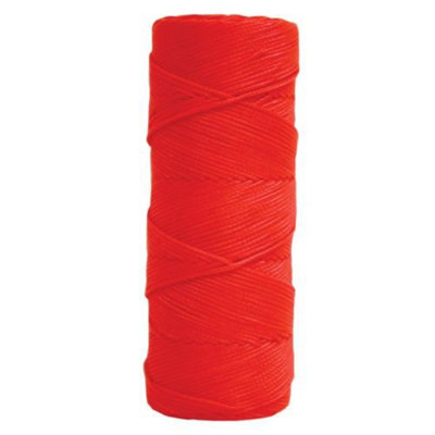 Kraft Fluorescent Orange Braided Nylon Mason's Line 250ft - BC334T