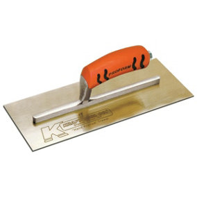 Kraft Golden Stainless Steel Finish Trowel with ProForm Handle 11" x 4.75" - PL455PF