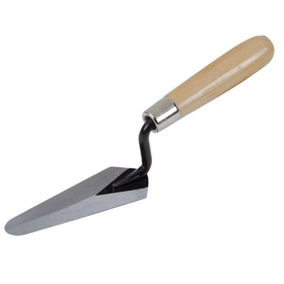 Kraft HiCraft Cross Joint Trowel with Wood Handle 5" HC445 DIY at B&Q
