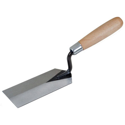 Kraft Hi-Craft Margin Trowel with Wood Handle 8" x 2" - HC433