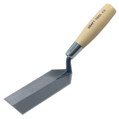 Kraft Margin Trowel with Wood Handle 6" x 2" - GG434