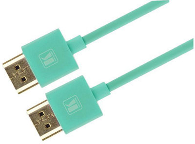 KRAMER Premium High Speed HDMI Lead Ultra Slim Flexible Lead, 3m Green
