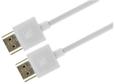 KRAMER Premium High Speed HDMI Lead Ultra Slim Flexible Lead, 3m White