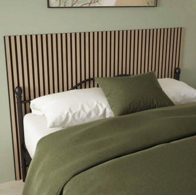 Kraus - Ash Brown - Acoustic Slat Wall Panel -  (L) 120cm x (W) 57.3cm - 3 x Panel Bundle Pack - Sample Size Available