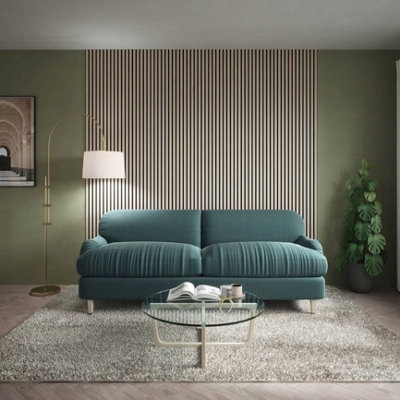 Kraus - Ash Brown - Easy-Fit Acoustic Slat Wall Panel - (L) 240cm