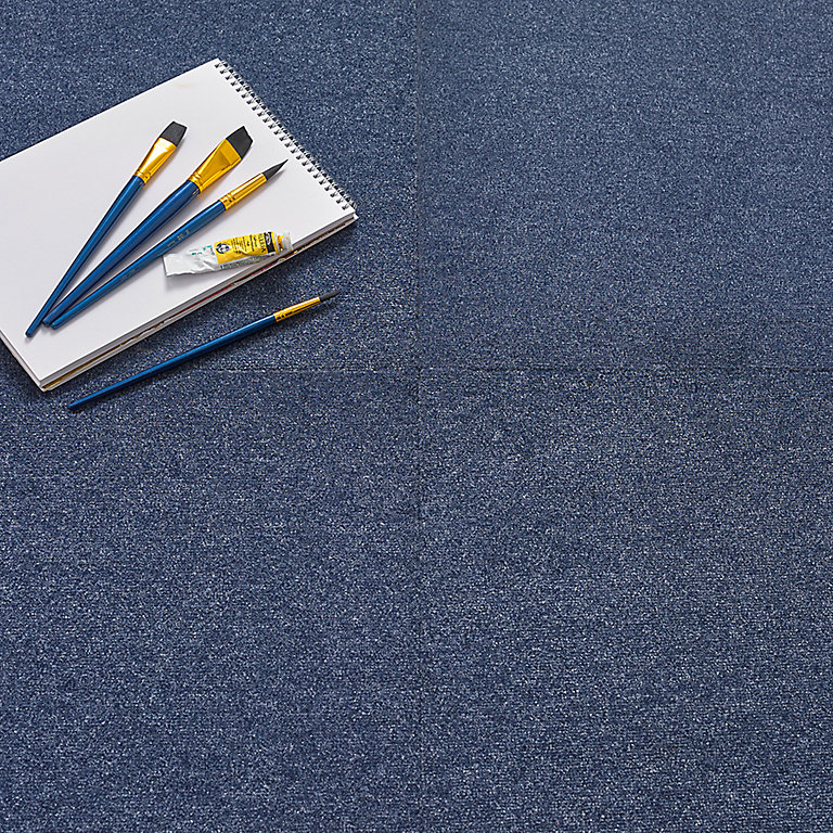 Kraus Premium Carpet Floor Tile Blue