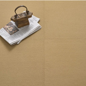 Kraus Premium Carpet Floor Tile - Cream - 20 Tiles in a box - 50cm x 50cm - Total 5m² Coverage