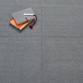 Kraus Premium Carpet Floor Tile - Silver - 20 pieces - 50x50cm - 5m² Coverage