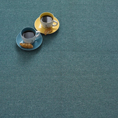 Kraus Premium Carpet Floor Tile - Teal - 20 pieces - 50x50cm - 5m² Coverage