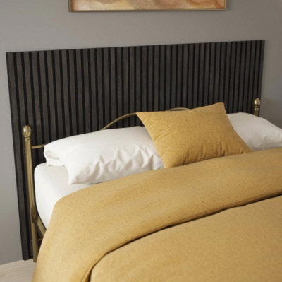 Kraus - Smoked Oak - Acoustic Slat Wall Panel - (L) 120cm x (W) 57.3cm - 3 x Panel Bundle Pack - Sample Size Available