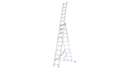 Krause Corda 3 Section Combination Ladder With Stairway Function - 3x10 Rung (6.15m)