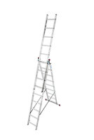 Krause Corda 3 Section Combination Ladder With Stairway Function - 3x9 Rung (5.3m)