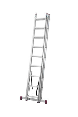 Krause Corda 3 Section Combination Ladder With Stairway Function - 3x9 Rung (5.3m)