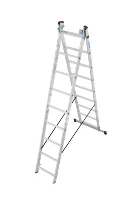 Krause Corda 3 Section Combination Ladder With Stairway Function - 3x9 Rung (5.3m)