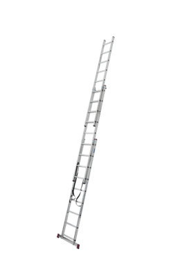 Krause Corda 3 Section Combination Ladder With Stairway Function - 3x9 Rung (5.3m)