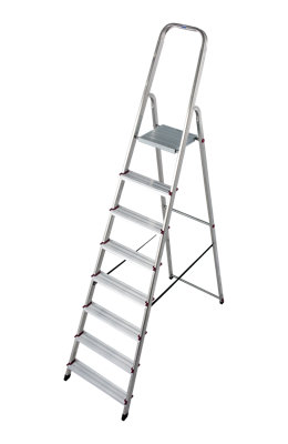 Krause Corda 8 Tread Trade Platform Step Ladder (3.65m) | DIY at B&Q