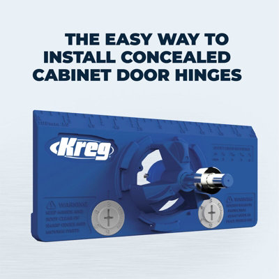 Kreg Concealed Hinge Jig - Make Cabinet Door Installation Easy