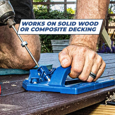 Kreg Deck Jig Concealed fastener system for installing deck boards
