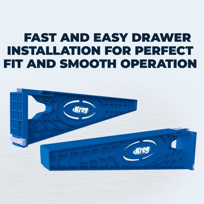 Kreg Drawer Slide Jig - Install drawer slides the fast and easy way