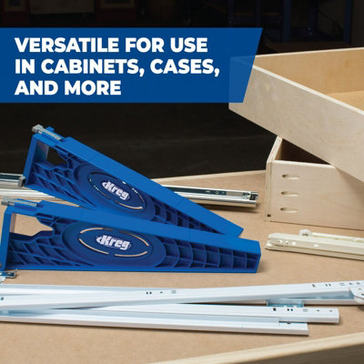 Kreg Drawer Slide Jig Install drawer slides the fast and easy way