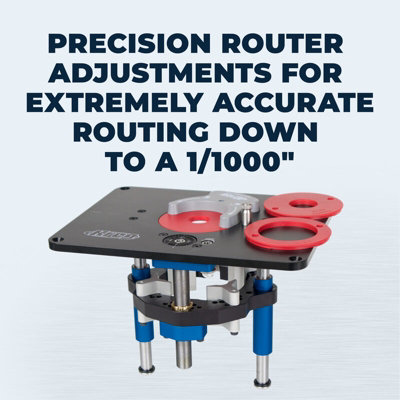 Kreg Precision Router Table Lift - Take control of your table-mounted router for quick, accurate, reliable, and repeatable setups