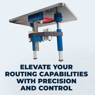 Kreg Precision Router Table Lift - Take control of your table-mounted router for quick, accurate, reliable, and repeatable setups