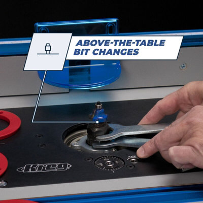Kreg Precision Router Table Lift - Take control of your table-mounted router for quick, accurate, reliable, and repeatable setups