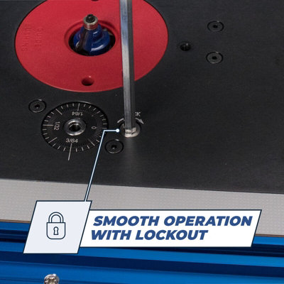 Kreg Precision Router Table Lift - Take control of your table-mounted router for quick, accurate, reliable, and repeatable setups