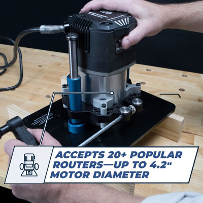 Kreg Precision Router Table Lift - Take control of your table-mounted router for quick, accurate, reliable, and repeatable setups