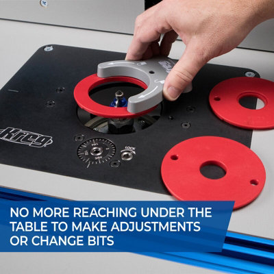 Kreg Precision Router Table Lift - Take control of your table-mounted router for quick, accurate, reliable, and repeatable setups