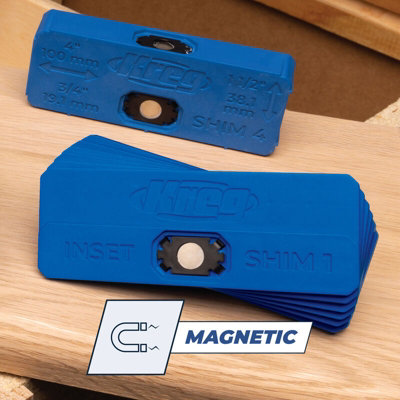 Kreg Setup and Spacer Shims - Take the guesswork out of installing drawers and doors, and easily create consistent spacing