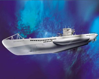 Krick 1-60 Scale U-Boat Type VII b Submarine Mdoel Kit