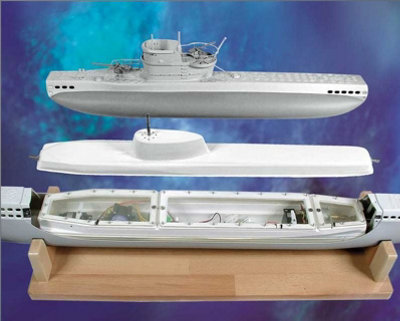 Krick 1-60 Scale U-Boat Type VII b Submarine Mdoel Kit
