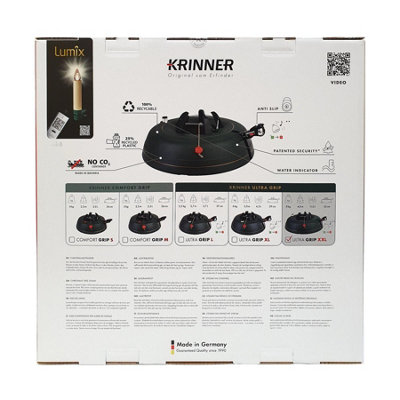 Krinner Ultra Grip XXL Christmas Tree Stand For Real Trees up to 13ft