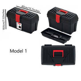 Kristenberg Craft Tool Storage Box - Lockable DIY Toolbox - Tote Tray - Model 1