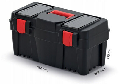 Kristenberg Craft Tool Storage Box - Lockable DIY Toolbox - Tote Tray -Model 3 - 3