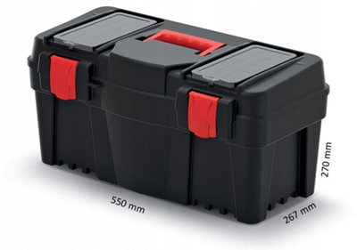 Kristenberg Craft Tool Storage Box - Lockable DIY Toolbox - Tote Tray -Model 3