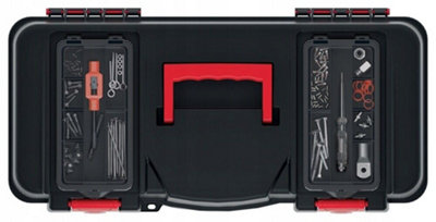 Kristenberg Craft Tool Storage Box - Lockable DIY Toolbox - Tote Tray - Model 4 - 4