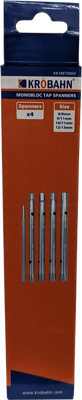 KROBAHN MONOBLOC TAP SPANNERS 4PCS KB-MBTS0004