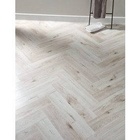 KronoSwiss Herringbone - Bordeaux Oak 8mm Laminate Flooring. 1.23m² Pack