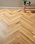 KronoSwiss Herringbone - Oiled Oak Natural 8mm Laminate Flooring. 1.23m² Pack