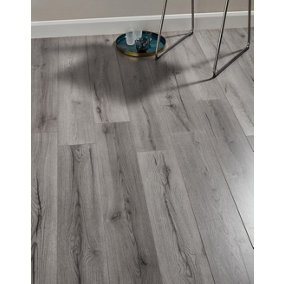 KronoSwiss Standard Plus - Century Oak Grey 7mm Laminate Flooring