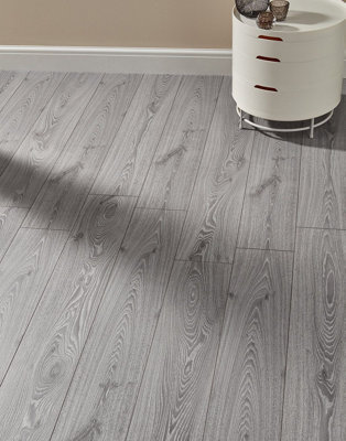 KRONOTEX Robusto Villa Timeless Oak Grey D3571 L1045 M1206 Laminate Flooring Gray