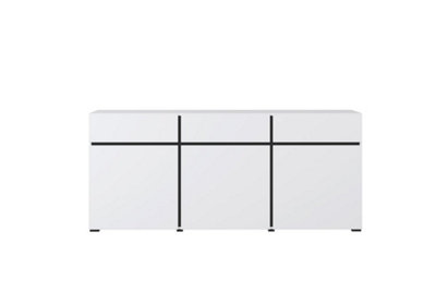 Kross 43 Sideboard Cabinet in White - W1800mm H780mm D400mm, Sleek Storage Solution