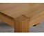 Kuba 180cm Chunky Large Oak Dining Table