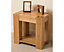 Kuba Solid Oak Lamp Table for Living Room