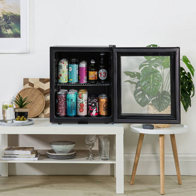 Kuhla KBC1B 46L Lockable Glass Door Wine and Drinks Cooler in Black - 5