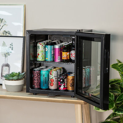 Kuhla KBC1B 46L Lockable Glass Door Wine and Drinks Cooler in Black - 7