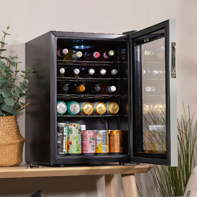 Kuhla KBC2SS 62L Lockable Glass Door Wine and Drinks Cooler in Stainless Steel - 5